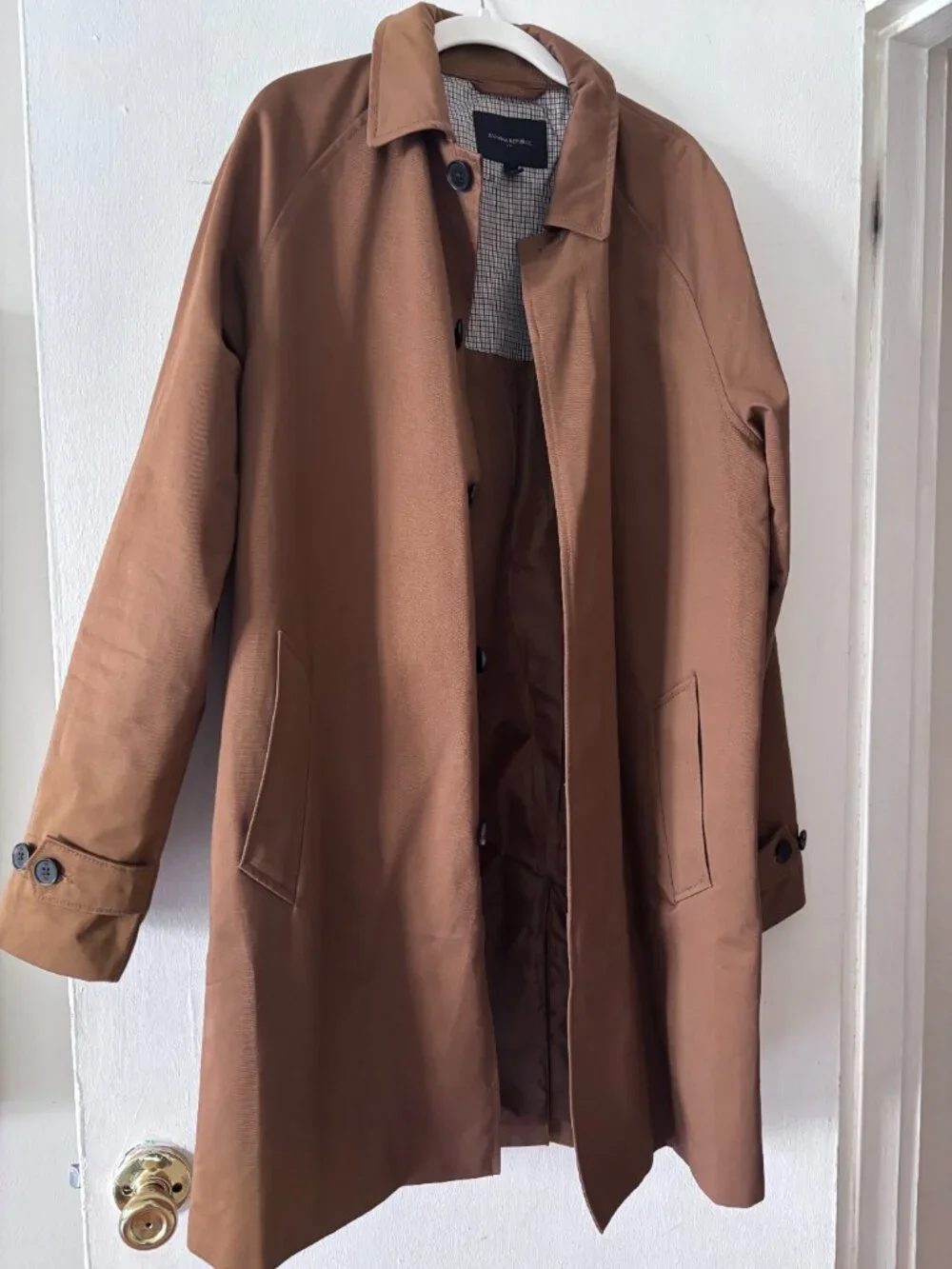 MENS Banana Republic Trench Coat M